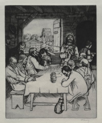The Last Supper   1308237   cs       czech Successfully Translated  Original: Napoleon verkoopt gestolen goed, 1813 Mock auction or Boney selling stolen goods (title on object) Translat: Napoleon verkoopt gestolen goed, 1813 Mock auction or Boney selling s od William Strang