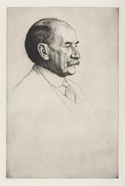 Thomas Hardy, Tváří v tvář vpravo od William Strang