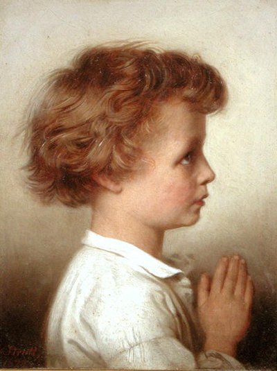Při modlitbě od William Strutt