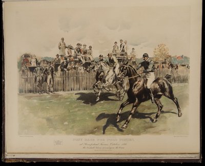 Závod poníků pro pólo poníky od William Sullivant Vanderbilt Allen