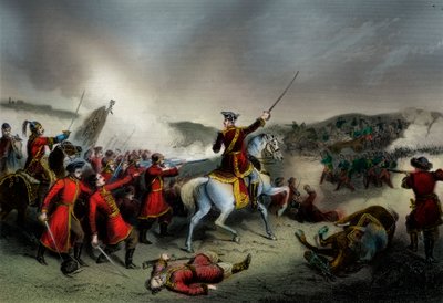 Bitva u Pultowa, Velká severní válka (tisk) od William T. Hulland