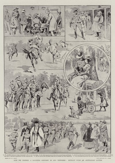 Jak jsme vytvořili Mounted Company v naší černošské čtvrti, výňatek z australského dopisu od William T. Maud