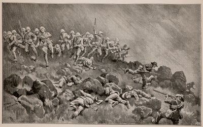 Velký útok na Ladysmith: The Devons Clearing Wagon Hill od William T. Maud
