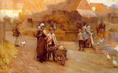 Starý mlýn, Surrey od William Teulon Blandford Fletcher