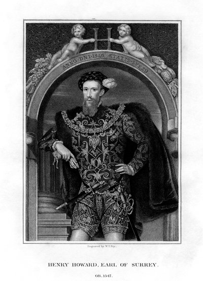 Henry Howard, hrabě ze Surrey, anglický aristokrat a básník, 1829. od William Thomas Fry