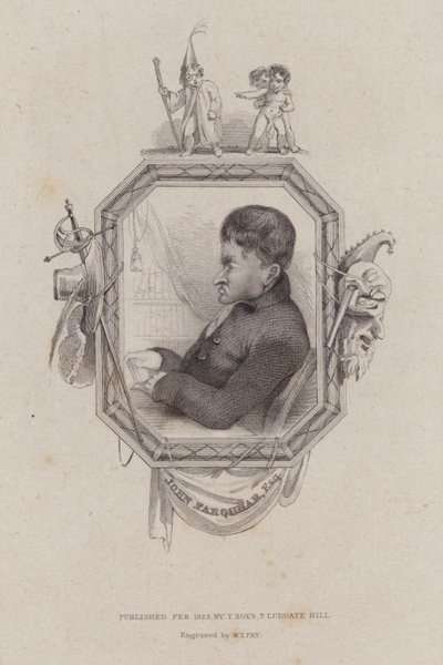 John Farquhar , skotský obchodník a podnikatel (rytina) od William Thomas Fry