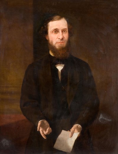 Portrét Edwina Yatese, 19. století. od William Thomas Roden