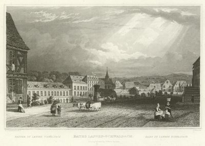 Lázně Langen-Schwalbach od William Tombleson