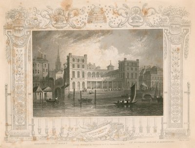 New Hungerford Market, Londýn od William Tombleson