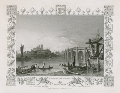 Westminsterský most od William Tombleson