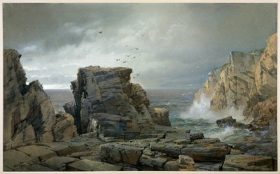 Skalnaté pobřeží od William Trost Richards