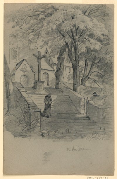 Kostel, Německo od William Trost Richards