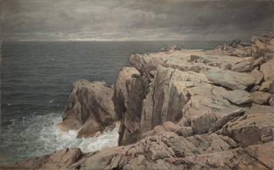 Cormorant Cliff, Jamestown, Rhode Island, 1877. od William Trost Richards