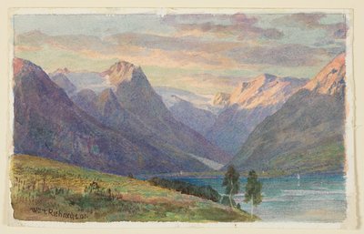 Fjord v Norsku od William Trost Richards