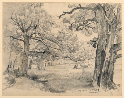 Krajina, Darmstadt od William Trost Richards