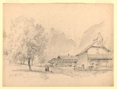 Krajina, Grindelwald, Švýcarsko od William Trost Richards
