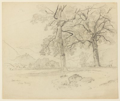 Krajina, jezero Brienz, Interlaken, Švýcarsko od William Trost Richards