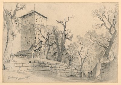 Norimberský hrad, Německo od William Trost Richards