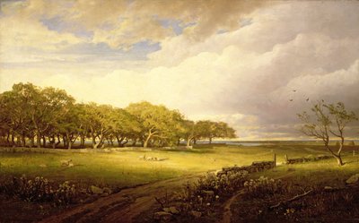 Old Orchard v Newportu od William Trost Richards