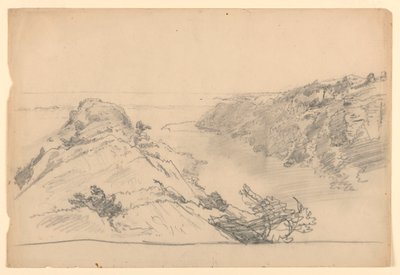 Studie na "Z ráje do očistce, Newport" od William Trost Richards
