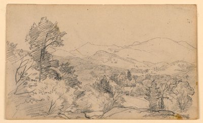 Studium krajiny od William Trost Richards
