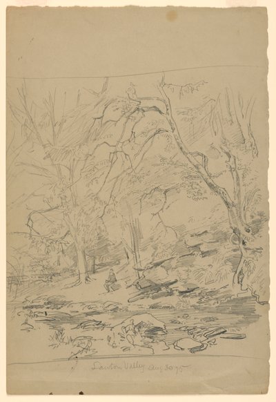 Studie krajiny, Lawton Valley, RI od William Trost Richards