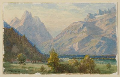 Studium krajiny, Norsko od William Trost Richards