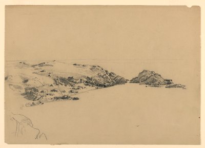 Studie mořského pobřeží, Rhode Island od William Trost Richards