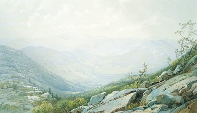 Pohoří Mount Washington Range, z Mount Kearsarge, 1872. od William Trost Richards