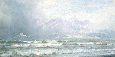 Vesuv v zimě od William Trost Richards
