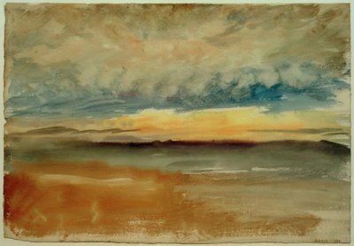Bouřlivý západ slunce od Joseph Mallord William Turner