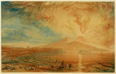 Neapolský záliv (Vesuv rozzlobený) od Joseph Mallord William Turner