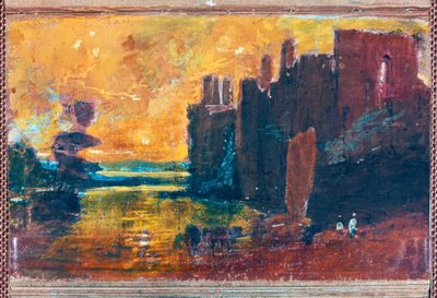 Hrad Caernarvon při východu slunce od Joseph Mallord William Turner