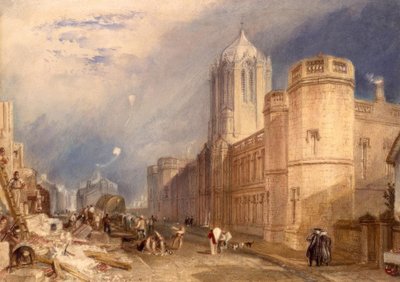 Christ Church College, Oxford od Joseph Mallord William Turner