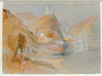 Cochem při pohledu z jihu od Joseph Mallord William Turner