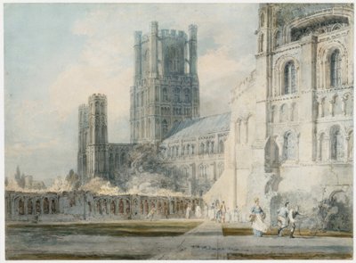 Katedrála Ely z jihovýchodu od Joseph Mallord William Turner