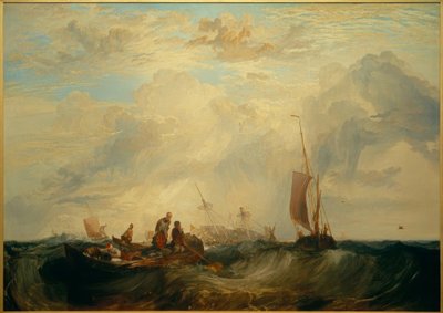 Vchod do Meuse: Orange-Merchant na baru, Going to Pieces od Joseph Mallord William Turner
