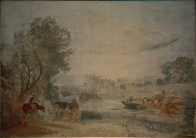 Hampton Court z Temže od Joseph Mallord William Turner