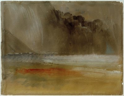 Hromadný bouřkový mrak nad mořem a pískem od Joseph Mallord William Turner