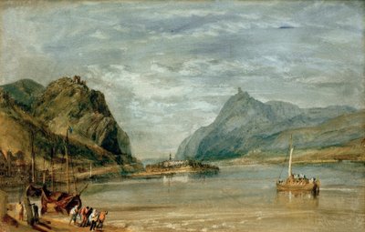 Rolandseck, Nonnenwerth a Drachenfels od Joseph Mallord William Turner