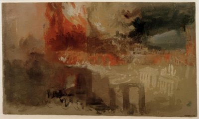 Spálení Říma od Joseph Mallord William Turner
