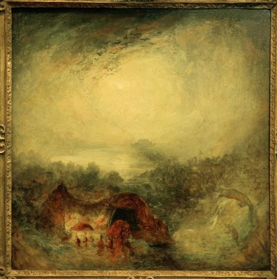 Večer potopy od Joseph Mallord William Turner