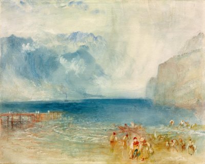 První parník na jezeře Lucerne od Joseph Mallord William Turner