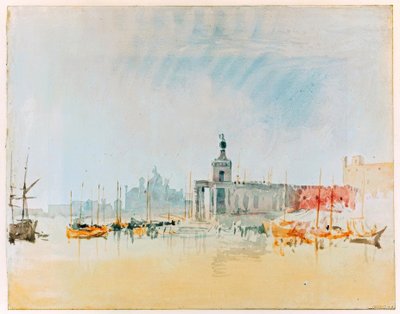 Punta della Dogana s Zitelle v dálce od Joseph Mallord William Turner