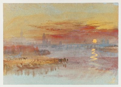 Šarlatový západ slunce od Joseph Mallord William Turner