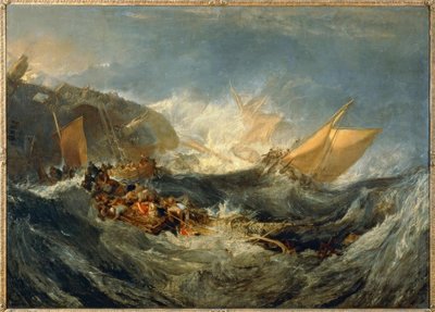 Vrak dopravní lodi od Joseph Mallord William Turner