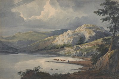 Horské jezero od William Turner of Oxford