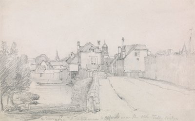 Oxford, Folly Bridge od William Turner of Oxford