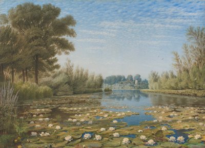 Scéna poblíž Shipton na Cherwell, Oxfordshire od William Turner of Oxford