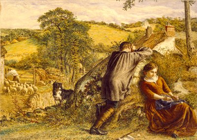 Pastýřský oblek zamítnut, 1861 od William Vandyke Patten